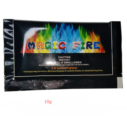 Polvo para Llamas de Colores, Paquete de 25g para Fiestas y Eventos