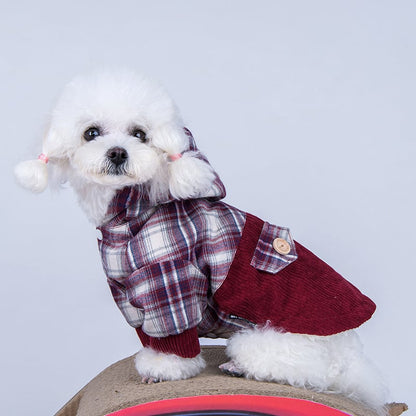Abrigo de Cachemira Teddy VIP Pomeranian para Perros Pequeños Muy Tierno