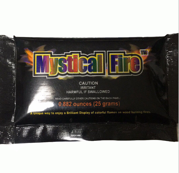 Polvo para Llamas de Colores, Paquete de 25g para Fiestas y Eventos